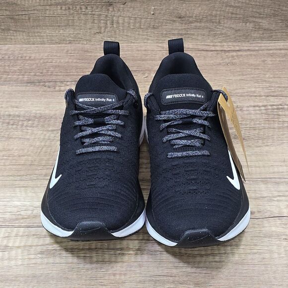 Nike React Infinity Run 4 Women's Size 11 Black White Sneakers (DR2670-001) NEW - Picture 2 of 9